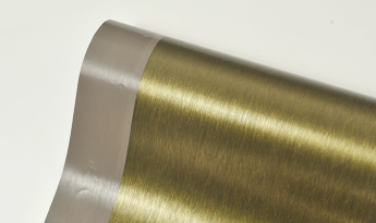 pvc membrane foil metal black gold